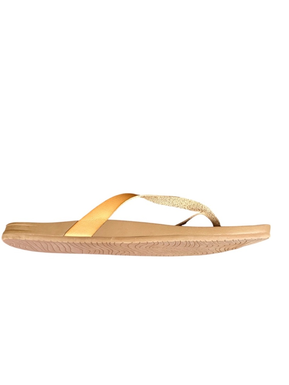 Reef Lune Flip Flop Sandal EUC Natural color Vegan - Picture 4 of 6